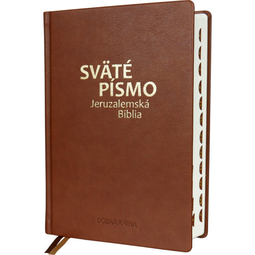 Sväté písmo - Jeruzalemská Biblia / veľký formát, hnedá obálka